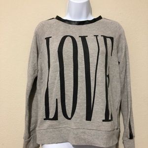 LOVE Grey Sweater